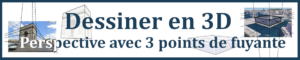 Lire la suite à propos de l’article Perspective cavalière, perspective avec point(s) de fuyante