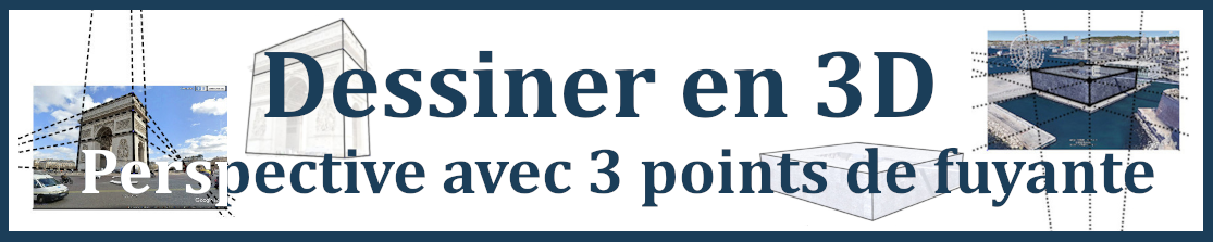 Lire la suite à propos de l’article Perspective cavalière, perspective avec point(s) de fuyante