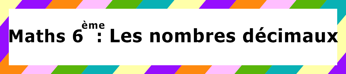 Lire la suite à propos de l’article Les nombres décimaux