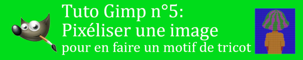 titre de l'article qui explique comment pixeliser une image avec Gimp